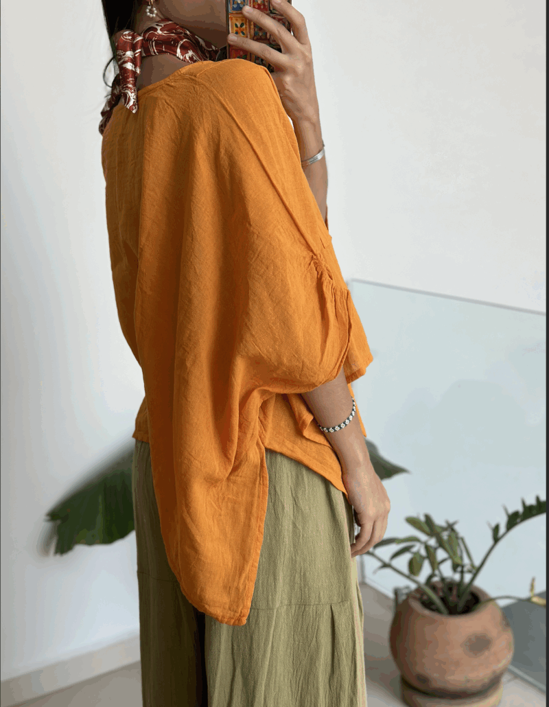Blusa Arrecife Naranja - Imagen 2